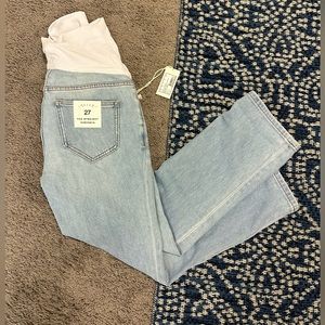 Hatch Over the Belly Straight denim size 27 NWT